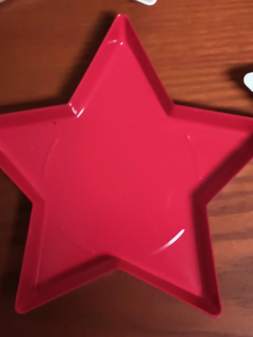 IKEA Set of 6 Star Metal Candle Holders Coasters Red White Christmas Holiday Jul